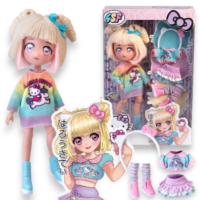 HELLO KITTY Lalka UNICORN JEDNOROŻEC MANGA