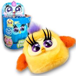 MINI FLUFF Śpiewający Interaktywny PUSZYSTY PTASZEK Żółty