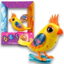 DIGIBIRDS Interaktywny ptak KAKADU Śpiewa Ćwierka 50+ melodii Żółty seria 1